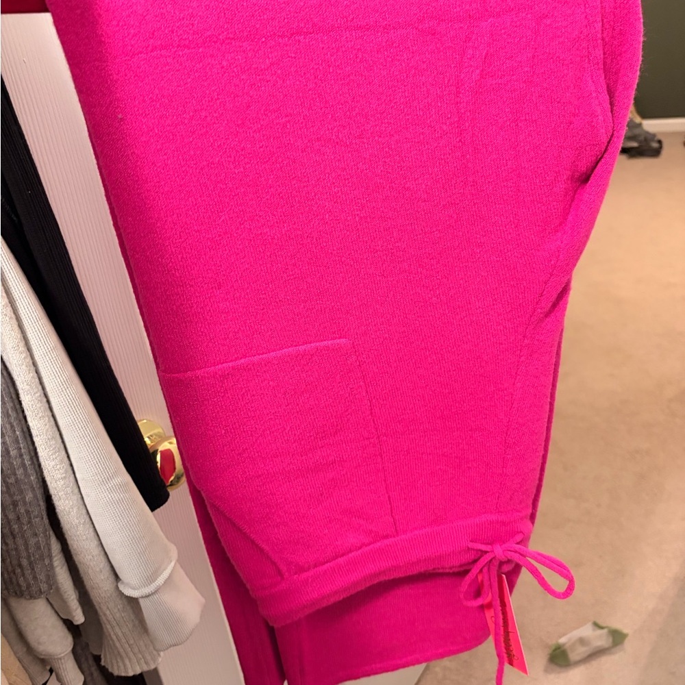 Lilly Pulitzer Fuchsia Sweater & Pants Set